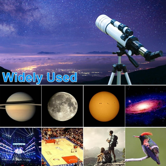 Musment Telescope for Kids & Beginners, 70mm Aperture Refractor (15X-150X) Astronomical Refractor Telescope,White