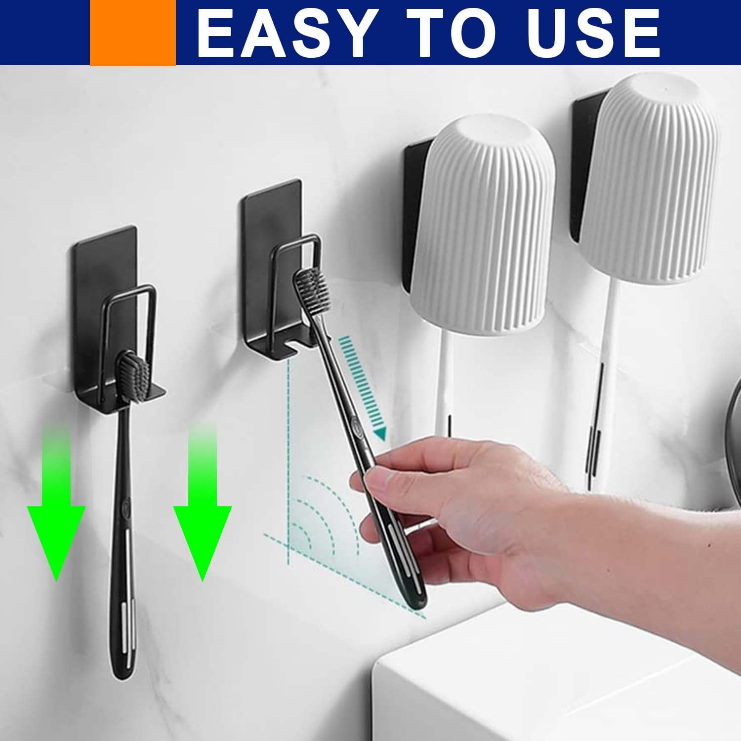 HKEEY 8 in1 Stainless Steel Matte Bathroom Accessories Sets, Euro Toilet Paper Holder Set