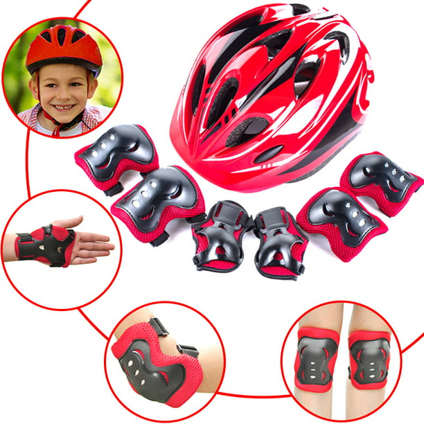 Kids Bike for Boys Girls, 12-18 Inch BMX Style Kid's Bicycles with Training Wheels & Front Handbrake,16" Children's Bicycle, with Kids Helmet & Protective Sports Gear Set, 3-9 Years