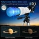 HKEEY Telescope, 70mm Aperture 400mm AZ Mount Refractor Telescope