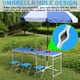 HKEEY Camping Folding Table, 4 chairs