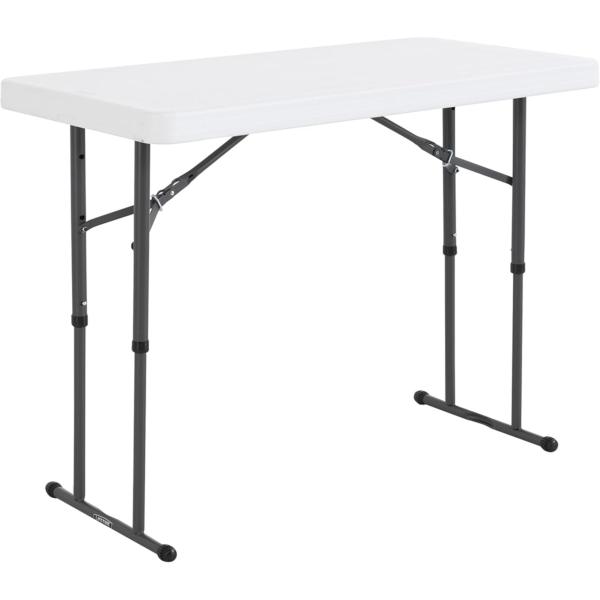 6 Foot Folding Table, Fold-in-Half Camping Table, Indoor/Outdoor Essential