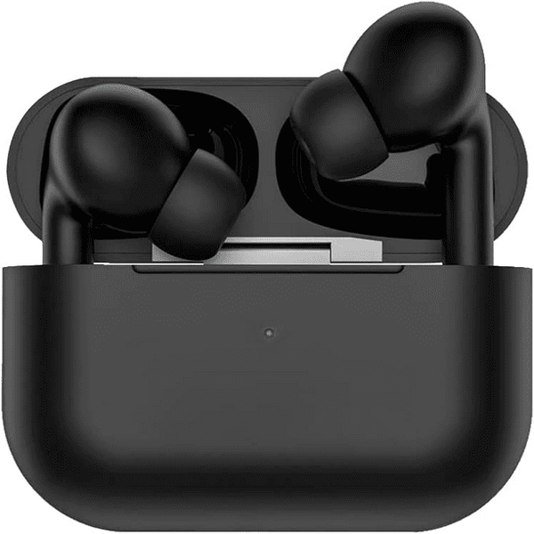 Bluetooth Headphones 60H Playtime Ear Buds with LED Power Display Charging Case Earphones in-Ear Earbud with Microphone for Android Cell Phone Gaming Computer Laptop Sport Black