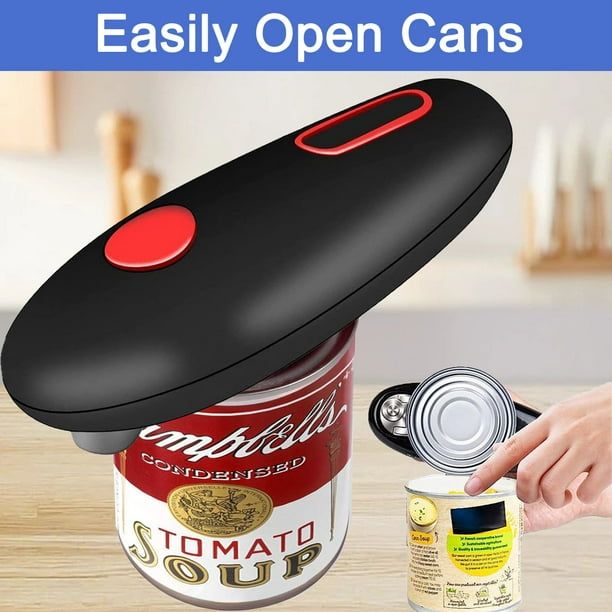 Electric Can Opener, No Sharp Edge, Auto Electric Can Opener,Open Your Cans with A Simple Push of Button - Automatic, Can Opener Electric for Seniors,Kitchen Auto Electric Can Opener