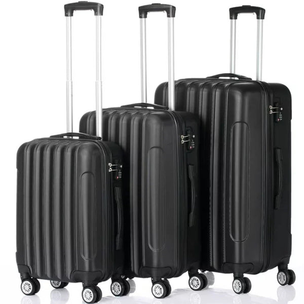 HKEEY 3 Piece Luggage Sets Hard Shell Suitcase Set with Spinner Wheels for Travel Trips Business