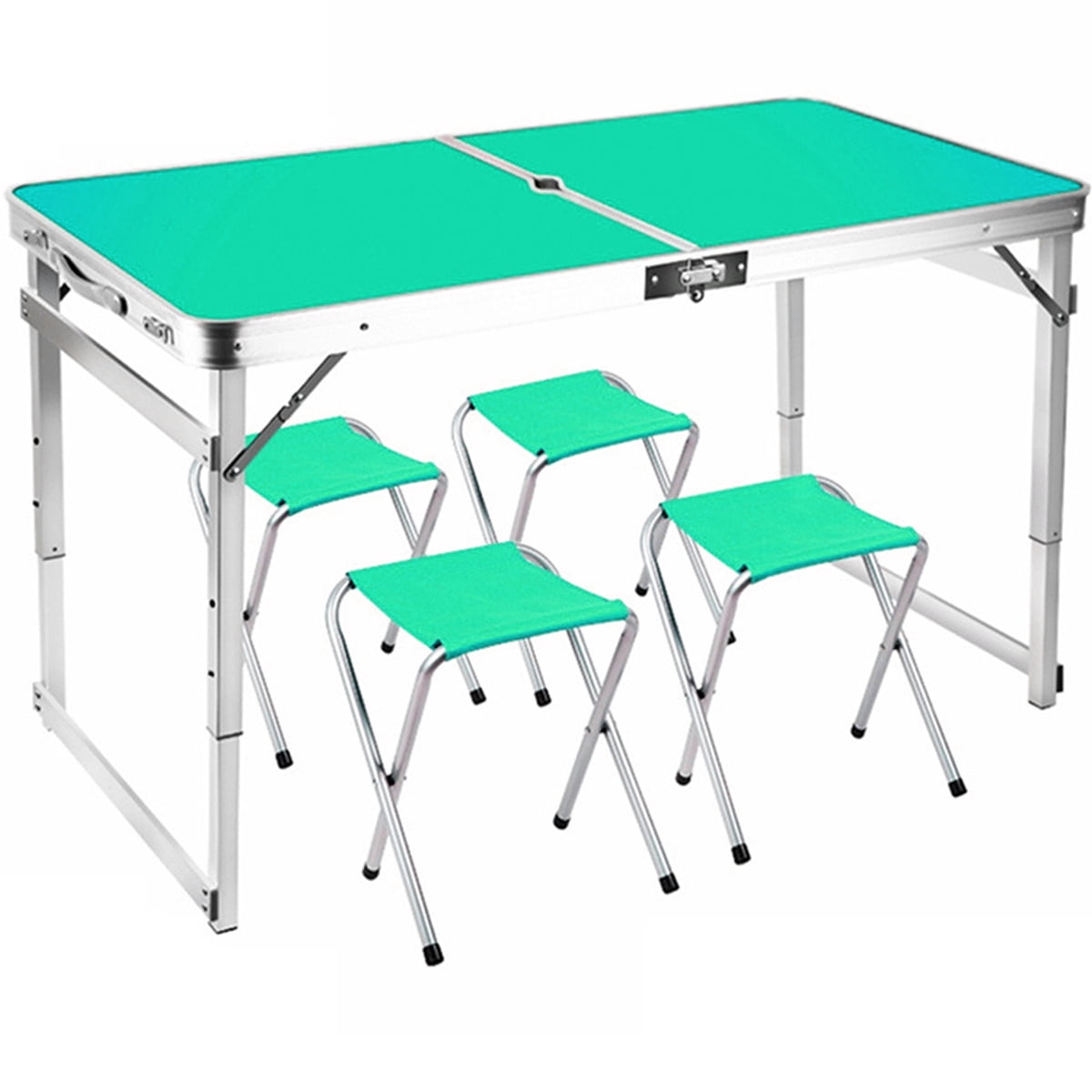 HKEEY Camping Folding Table, 4 chairs