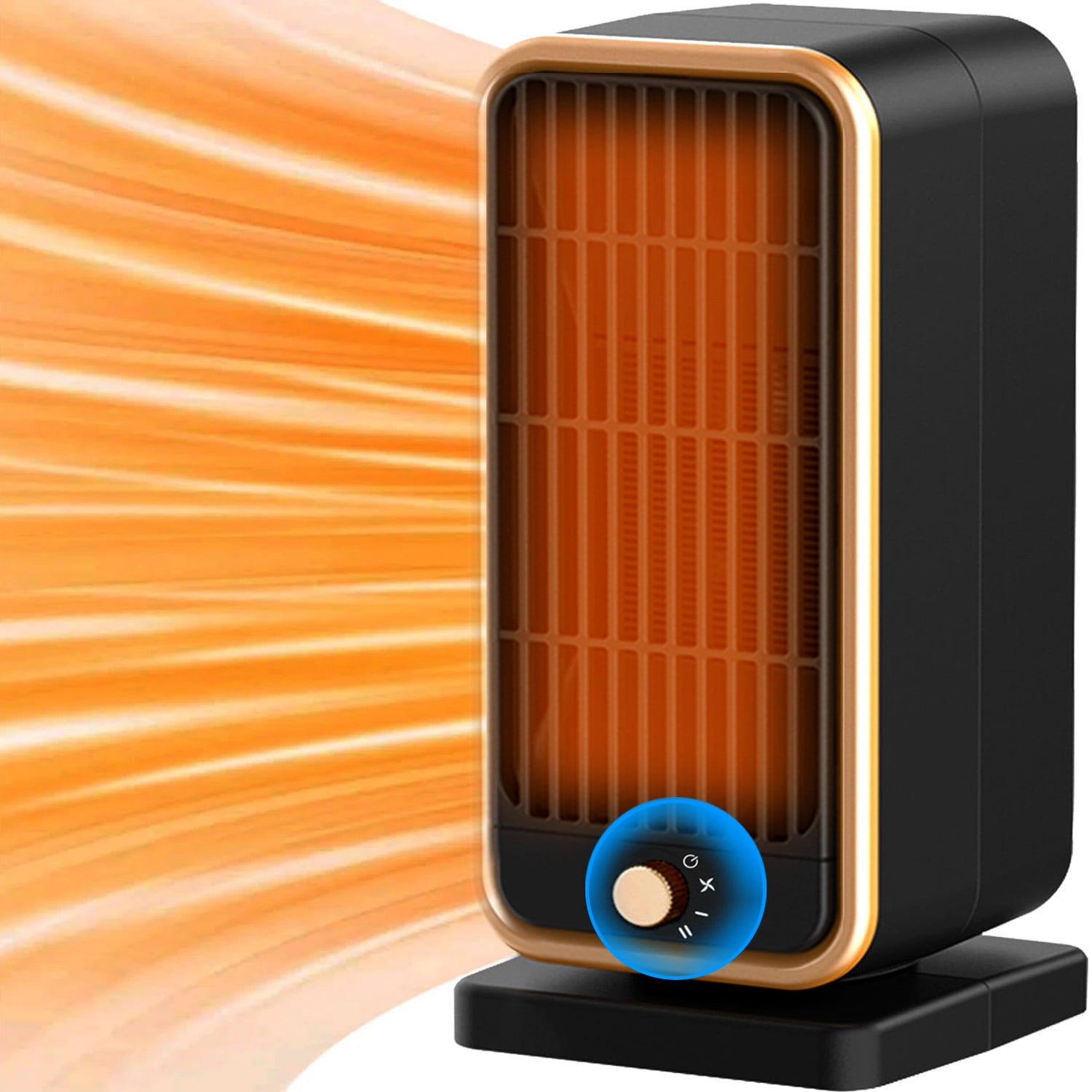 GAZILY Space Heater, Portable Electric Heaters, 900W PTC Ceramic Fast Safety