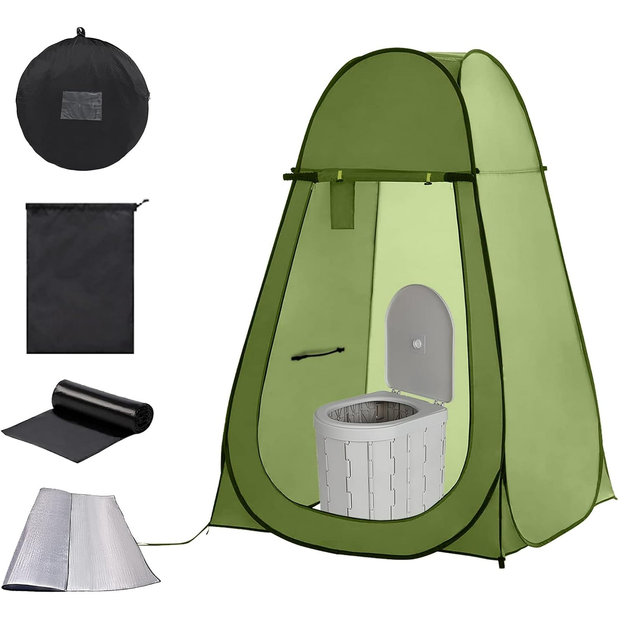 Musment Portable Camping Toilets for Adult, Outdoor Toilet for Camping, Privacy Tent with Carry Bags, Portable Potty, Washable and Foldable for RV Travel