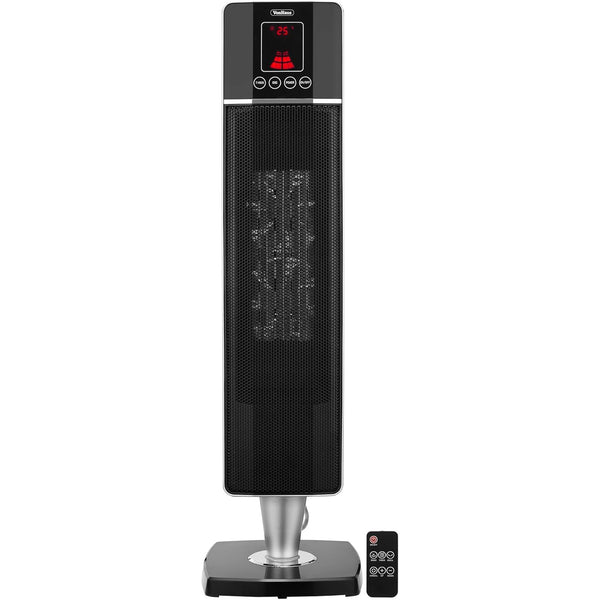 Electric Ceramic Tower Heater Space Heater, Black