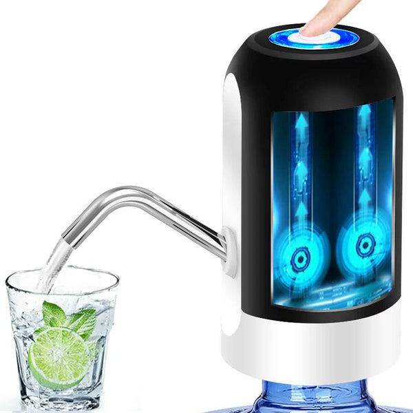 HKEEY Water Pump Dispenser, Automatic Electric Drinking Water Pump, USB Charging Water Dispenser, Low Noise Pump & Portable Water Dispenser Universal Gallon Bottle(2.16in neck)