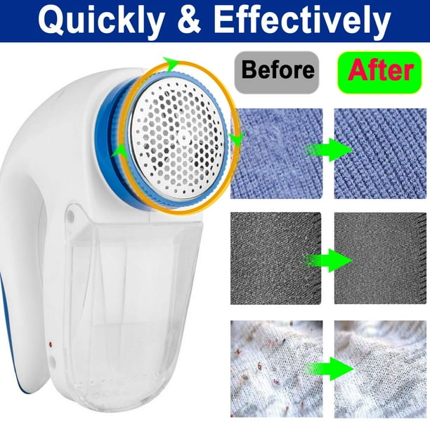 Portable Lint Remover Shaver,Fabric Lint Shaver - Fuzz Lint Pill Bobble Remover,Best Performing Lint Remover for Clothes, Fabrics and Furniture,Household&Travel