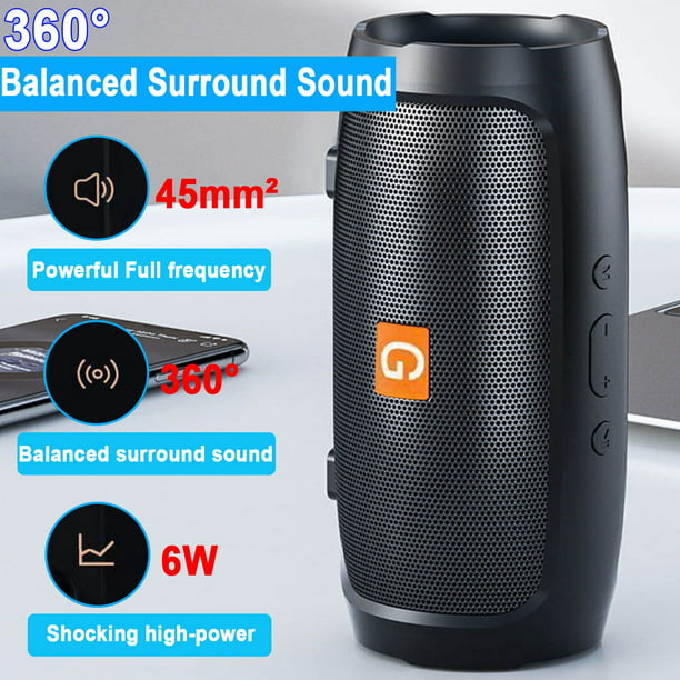 HKEEY Bluetooth Speaker, Portable IPX7 Waterproof Wireless Bluetooth Speaker for Outdoor, Home, Party, Beach, Travel