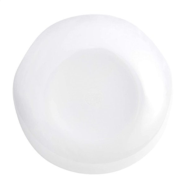 HKEEY 12-Piece Melamine Dinnerware Set - Service for 4, White Marble