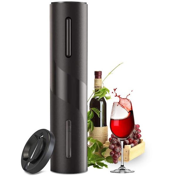 HKEEY Electric Wine Opener Gift Set,Automatic Corkscrew Wine Bottle Opener with Foil Cutter, Aerator Wine Pourer