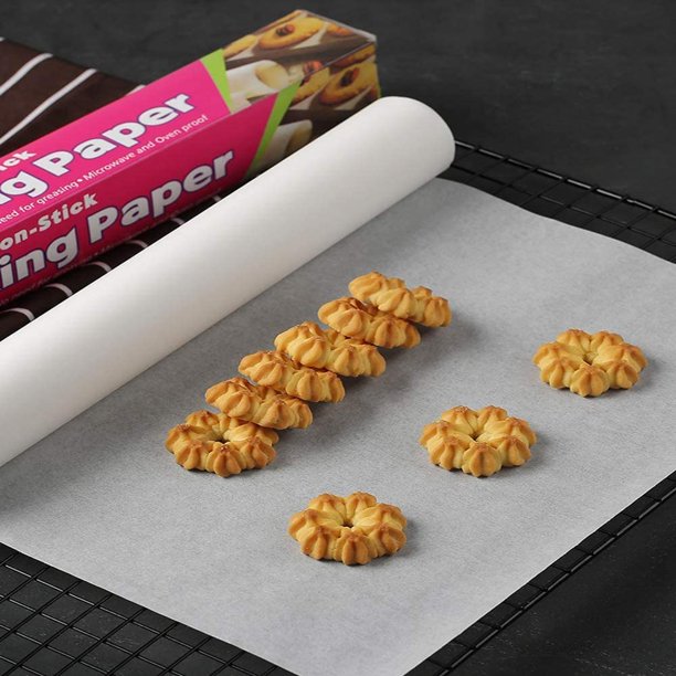 Musment Kitchens Parchment Paper Roll, 12in x 66 ft, 65 Square Feet - Non-Stick Parchment Paper For Baking, Cooking, Grilling, Air Fryer and Steaming