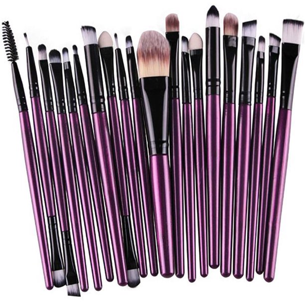 Vabogu Makeup Brushes, 20 PCS Makeup Brush Set tools Make-up Toiletry Kit Wool Makeup Brush Set