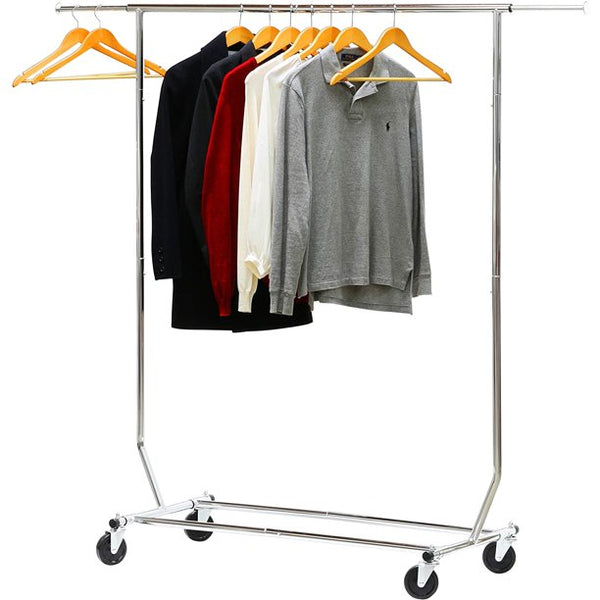 HKEEY Simple Houseware Supreme Commercial Grade Clothing Garment Rack, Chrome