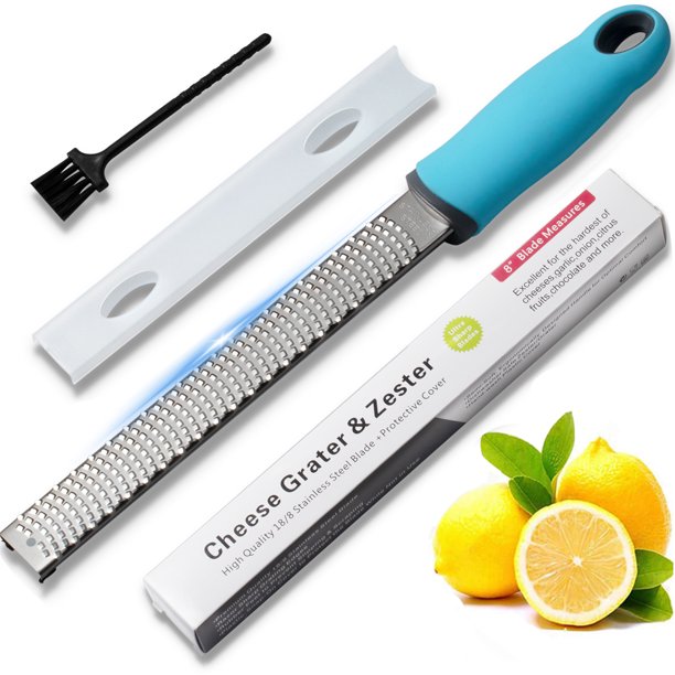 Zester & Grater for Cheese, Lemon, Lime, Orange, Citrus, Garlic